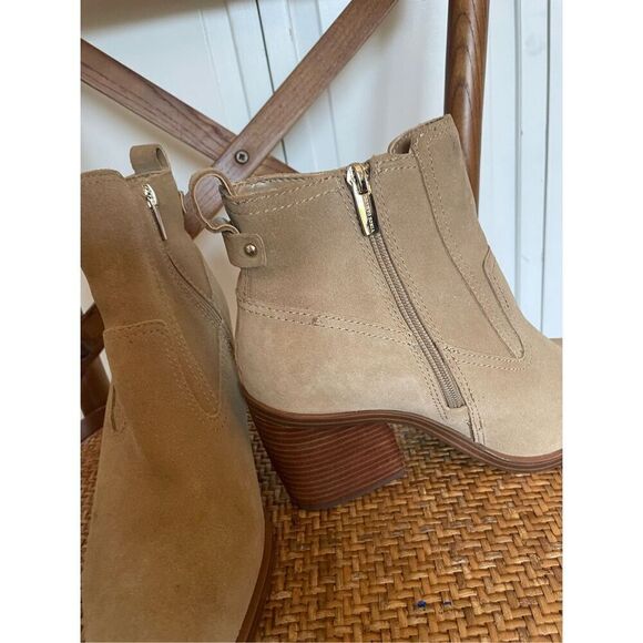 Vince Camuto Brieyonda western style suede booties 9.5 - Picture 9 of 14